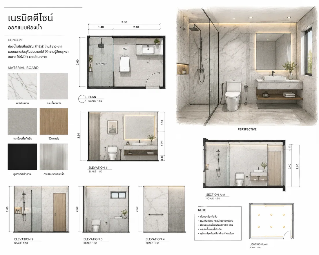 งานรีโนเวท & ต่อเติม ตัวอย่างที่ 4
